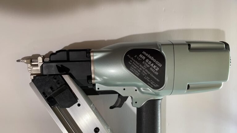 METABO HPT NR65AK 2 21/2" STRIP NAILER FOR PRE-PUNCHED HOLED METAL CONNECTOR MADE IN TAIWAN