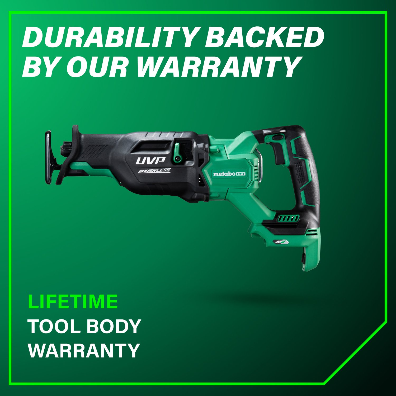 CR36DAQ4 metabo HPT 36V MultiVolt Cordless Reciprocating Saw - Image 3