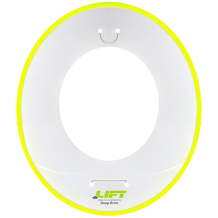 Lift Safety HDSF-20HV DAX Sunshade for Full Brim, Hiviz Green, One Size - Image 3