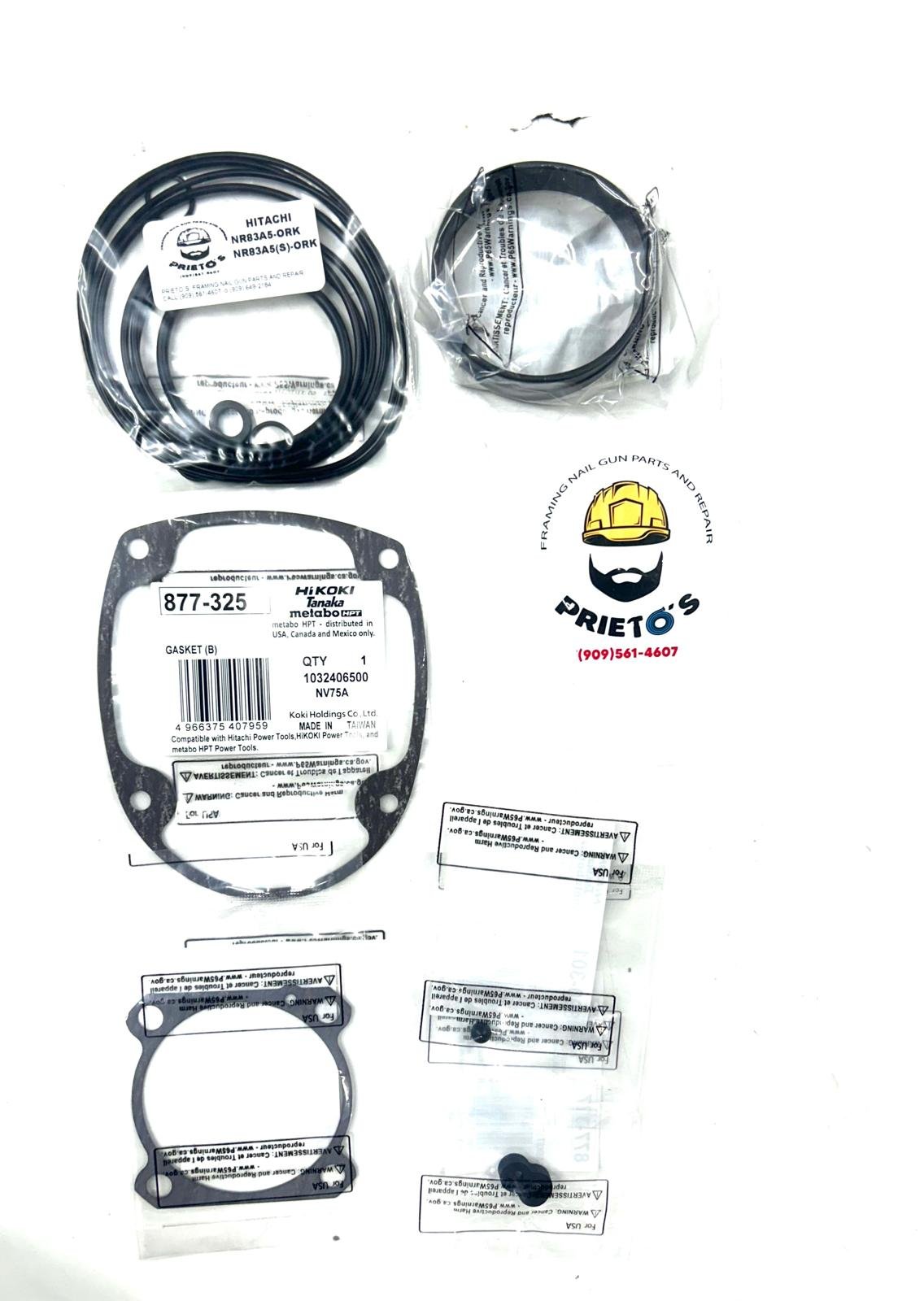 1800 O'RING KIT , GASKETS, BALL FITS NR83A, A5