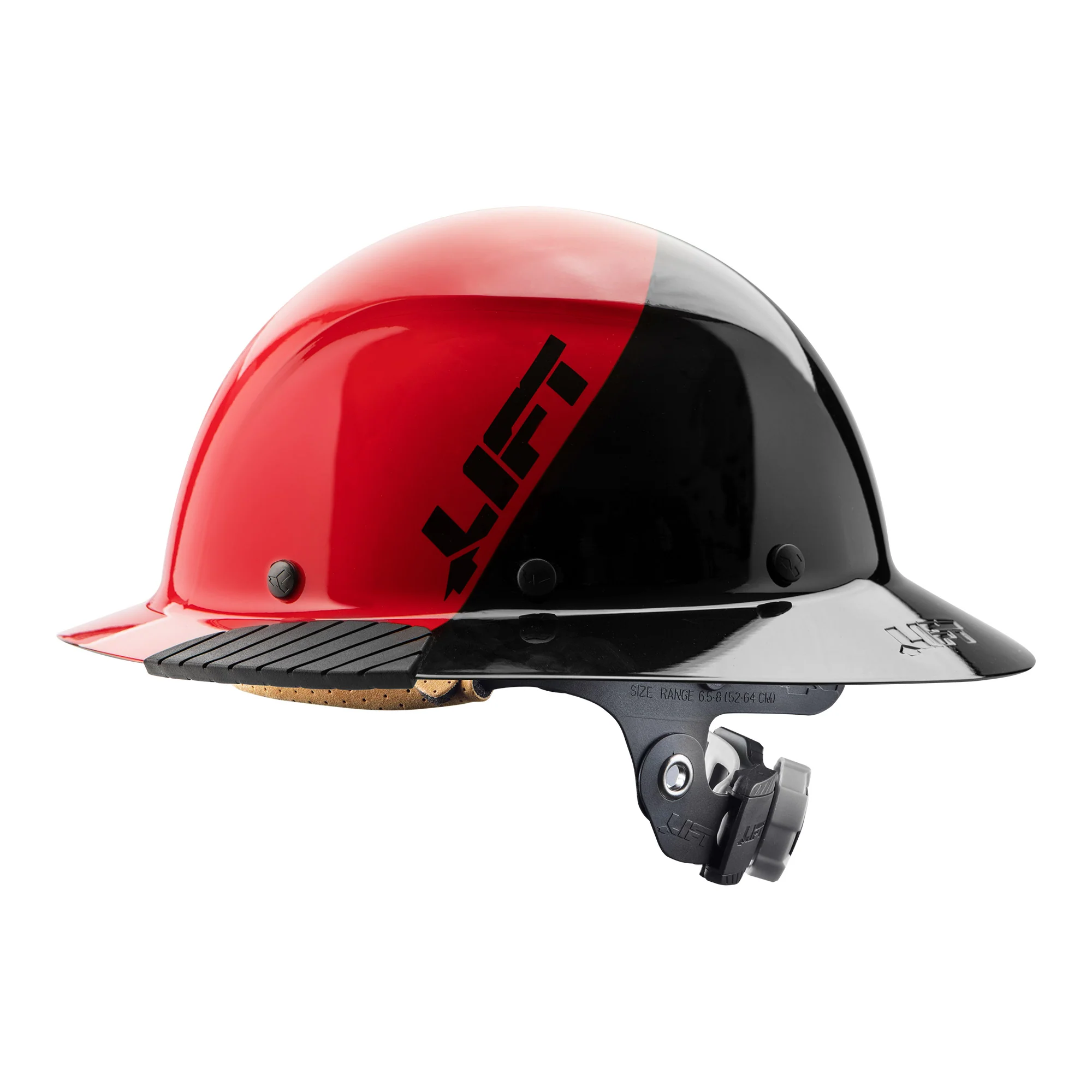 HDF50-20RD DAX Fifty/50 Red Full Brim Hard Hat - Image 3