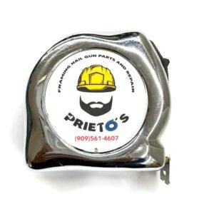 KOMELON PB425 25’ x 1” chrome case, nylon coated power tape.