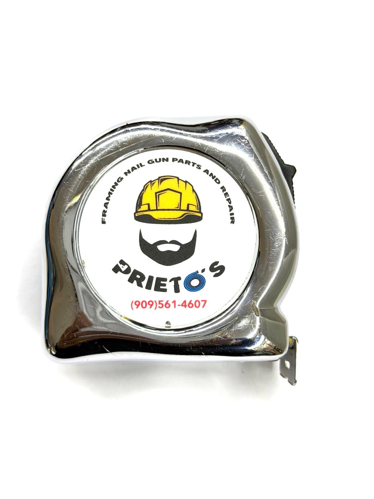 KOMELON PB425 25’ x 1” chrome case, nylon coated power tape.